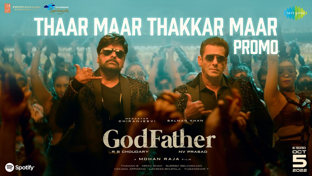 Thaar Maar Thakkar Maar Song Promo | Godfather, - Salman Khan, Megastar Chiranjeevi