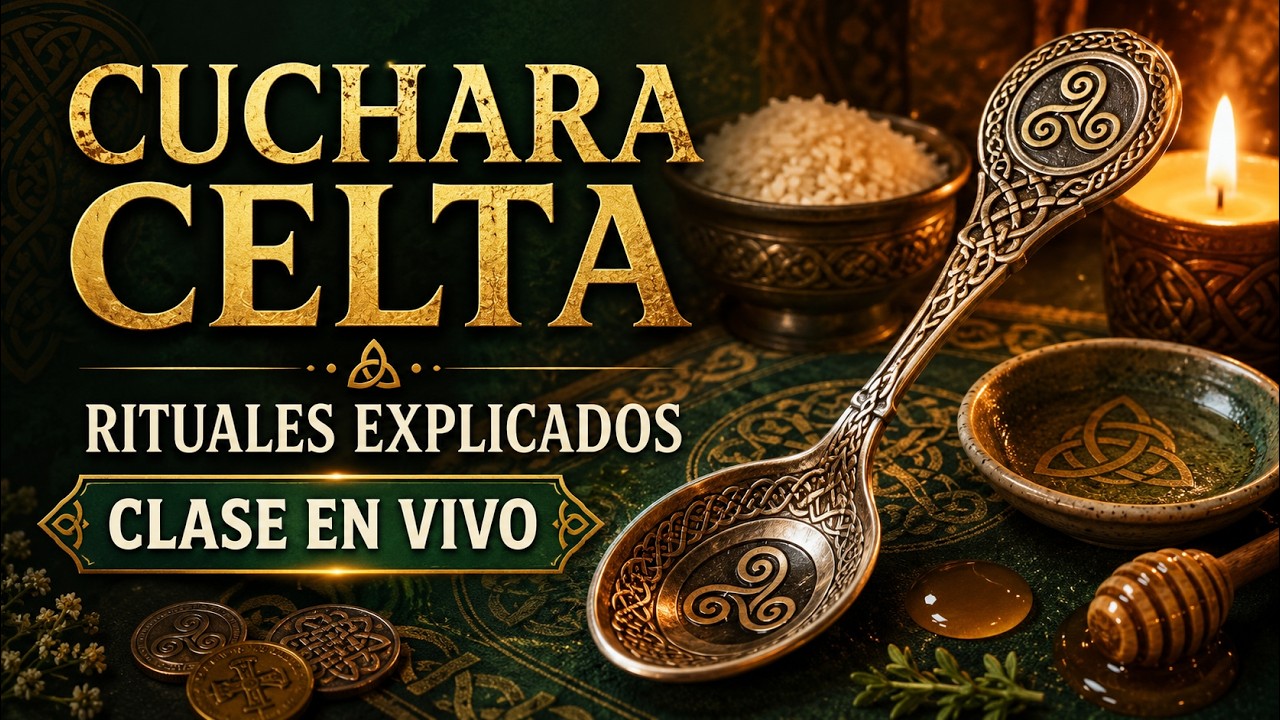 Miniatura de clase en vivo sobre cuchara celta, símbolos y rituales de energía espiritual