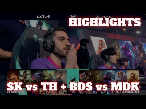 SK vs TH + BDS vs MDK - All Games Highlights |  Round 1 LEC Summer 2024 Playoffs