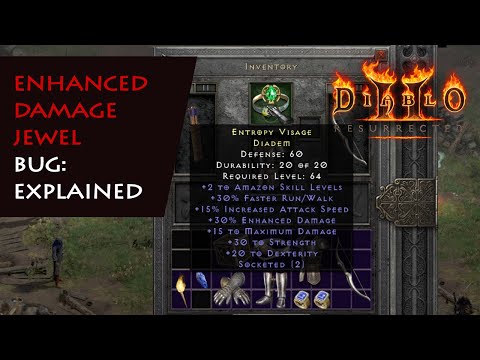 The Enhanced Damage Jewel Bug Explained and How It Can Hurt Your Build - Diablo 2 Resurrected