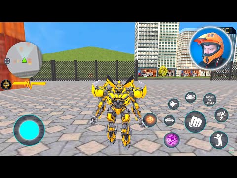 Bike Games - Flying Bike Steel Robots Gameplay