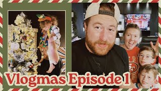 Vlogmas Episode 1 | The Night We Decorated for Christmas… Cozy Season Kickoff! 🎄❤️
