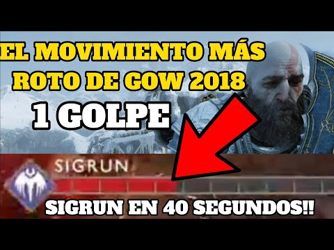 THE MOST BROKEN MOVE IN GOD OF WAR 2018!!! DEFEAT SIGRUN IN UNDER 40 SECONDS!! 😎