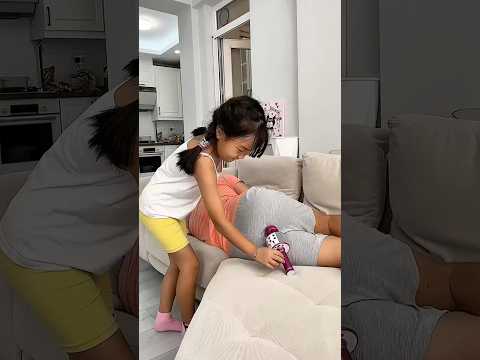 Fart sound on microphone 🎤😂 LeoNata family #shorts