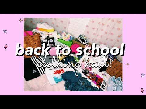 HUGE Back to School Try-On Clothing Haul! 2019