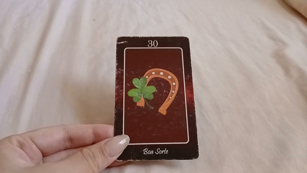 Explicação carta n.30 (Boa sorte) Baralho de Maria mulambo