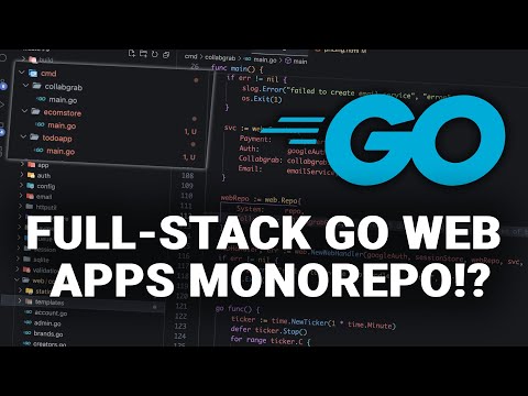 How I Structure Full-Stack Golang Web-Apps with a Monorepo!?