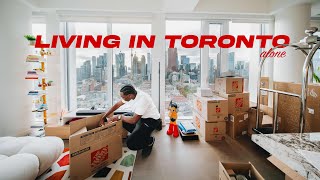 Moving Into My New Downtown Toronto Apartment (Living Alone)