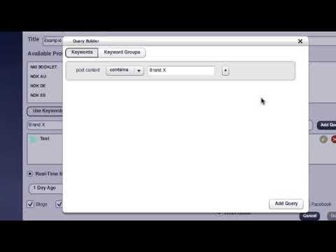 Radian6 Keyboard Shortcuts