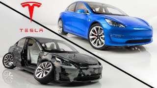 Restoration Damaged Tesla Model 3 Model Car in 10 Minutes