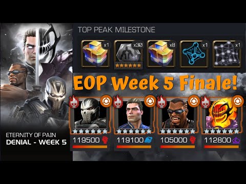 Eternity of Pain Week 5 Finale! Completing Every Objective! - Marvel Contest of Champion