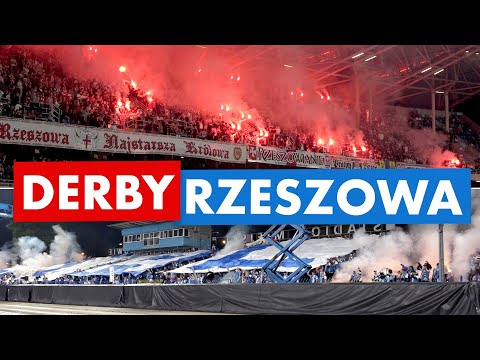 Derby Rzeszowa 2024: Resovia vs. Stal Rzeszów [KIBICE, OPRAWA, DOPING]
