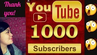 Celebrating 1000 subscriber+new intro+saying thank you in different filipino dialect.♥