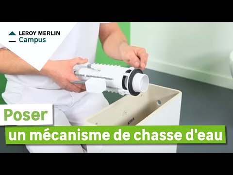 comment demonter chasse d'eau wc suspendu