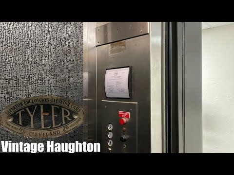 Amazing Vintage Haughton Hydraulic Elevator @ Spalding Professional Building - University Hts, OH