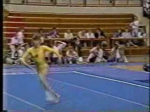 Natalia Kalinina - 1989 USA vs USSR - Floor Exercise