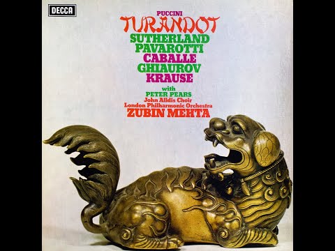 Sutherland, Pavarotti, Caballé, Ghiaurov, Mehta - Puccini - Turandot (1973) Vinyl x3 - Act II