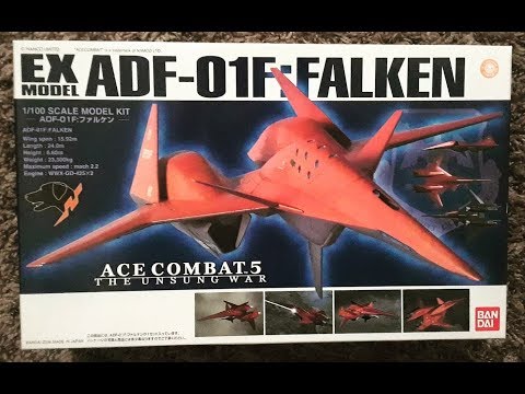 ACE COMBAT MODEL KIT ADF-01 FALKEN 1/100 BANDAI