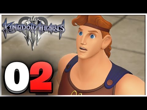 Kingdom Hearts 3 Walkthrough Part 2 Hercules City DESTROYED! (PS4 Pro Gameplay)