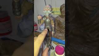 diferença na pintura das Esculturas #escultura #pintura #arte