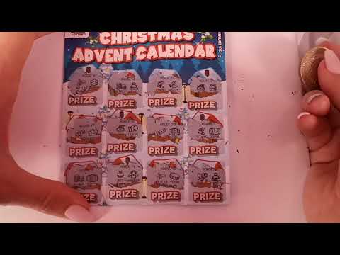 Christmas advent scratchcards my favourate scratchcards!!! HAVE THEY BEEN KIND ???????