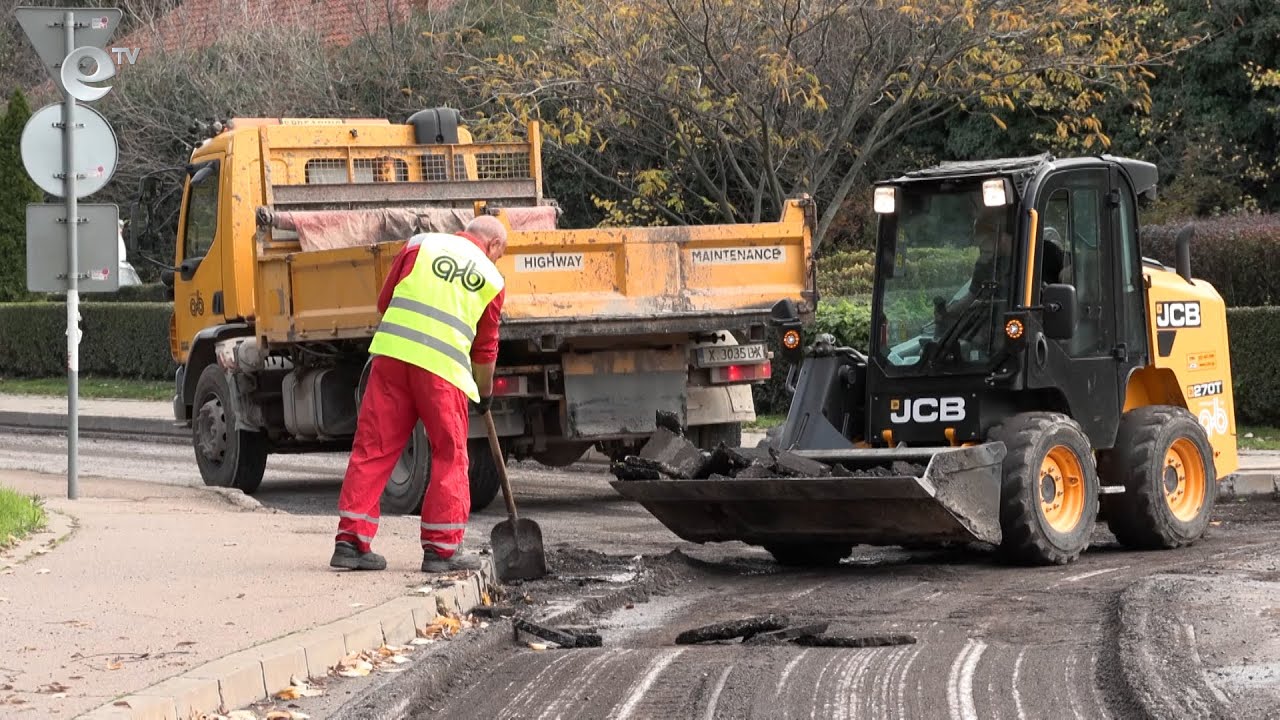 Задръстване на входа на Димитровград заради ремонт на кръговото кръстовище