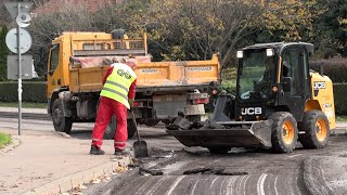 Задръстване на входа на Димитровград заради ремонт на кръговото кръстовище