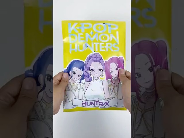 Vídeo relacionado con ROKZELT 2 Piezas KPop Demonn Hunters, Bolso Monedero/Billetero/Tarjetero, con Cremallera, Bolsa de lona con cremallera para fans de la serie HUNTR/X, mercancía de personajes de anime
