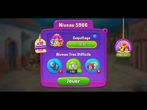 Fishdom level 5981 to 5990 / niveau 5981 au 5990
