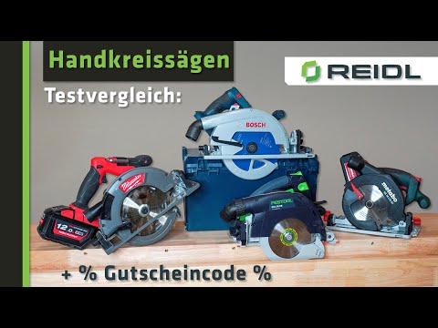 Cordless circular saw test comparison / Bosch, Milwaukee, Festool or Metabo - REIDL