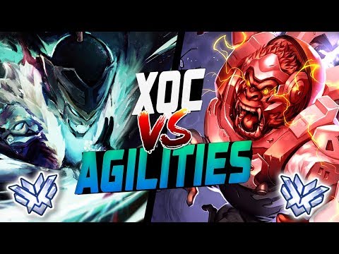 Agilities GENJI God vs XQC Pro Winston! [ OVERWATCH SEASON 12 TOP 500 ]