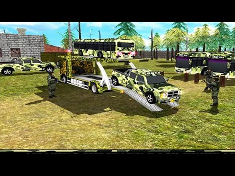 Off Road Us Army Transport Truck Simulator 2017 Android Gameplay
