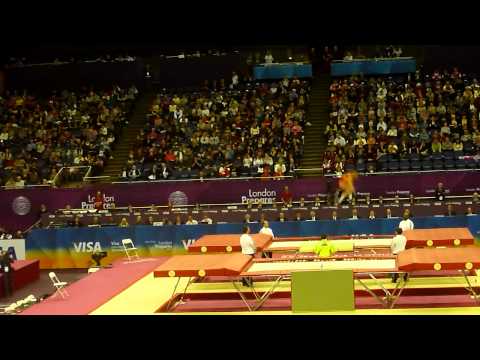 Li Dan Compulsory Trampoline Olympic Test Event