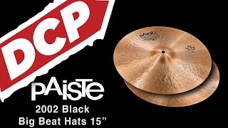 Video thumbnail for Paiste 2002 Black Big Beat Hi Hat Cymbals 15" by Drum Center of Portsmouth