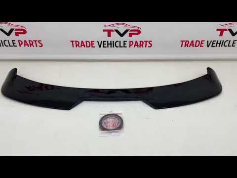 Fits Seat Leon MK2 2009-2012 Rear Roof Boot Lip Spoiler Gloss Black video
