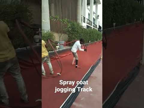 Spray Coat Jogging Track