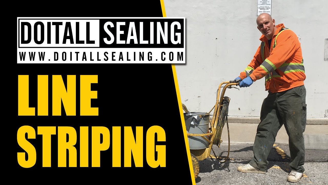 Parking Lot Line Striping (4K)