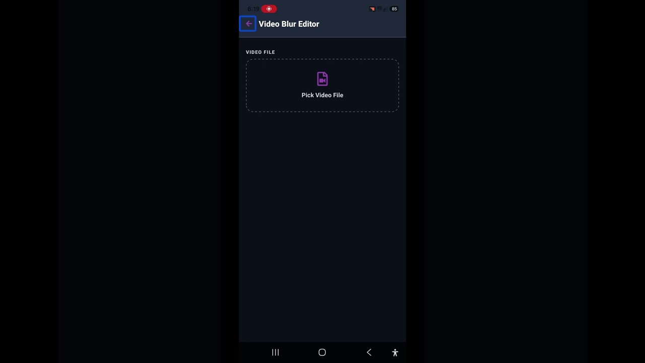 Very advance and professional video editing add any video blur section for blind blur video editor 