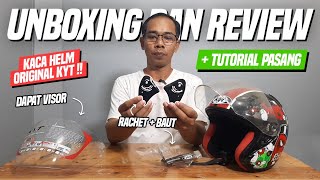 Download lagu TUTORIAL DETAIL MENGANTI KACA HELM, RACKET DAN BAUT ORIGINAL KYT DAN INK mp3