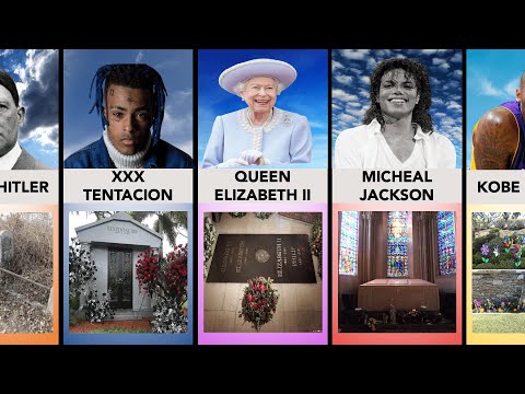 Tombstones of the Most Famous People Who Died | Comparison