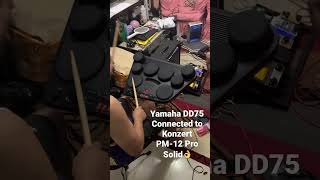 Video thumbnail for Yamaha DD75 connected to Konzert PM-12 Pro by Jettison Tee