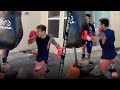 JOHN RIEL CASIMERO LOOKING TO DENT UP NAOYA INOUE'S HEAD! BUSTING UP HEAVY BAG WITH MONSTER HOOKS