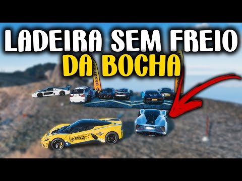 GALO CEGO ESTA DE VOLTA - LADEIRA SEM FREIO DA BOCHA - FORZA HORIZON 5 GAMEPLAY