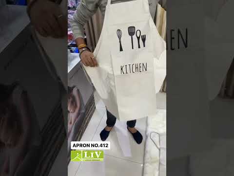 Kitchen Apron Set with Front Pocket