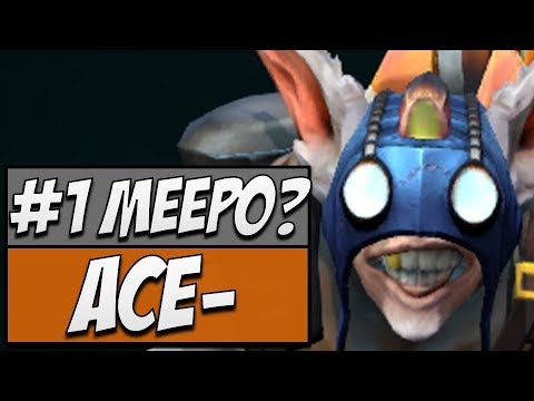 Secret.Ace Meepo - 7542 MMR | Dota Gameplay 7.14
