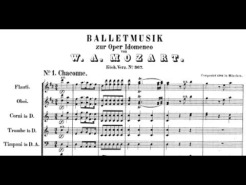 Mozart - Idomeneo, Ballet Music K. 367 (1781)