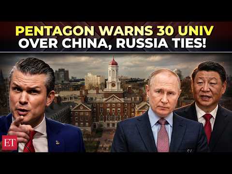 Pentagon targets 30 Univ over China, Russia links