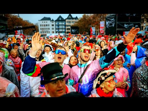 Cologne Carnival 2025 🇩🇪 | 11.11 Opening Day Madness – Beautiful People & Street Party 4K