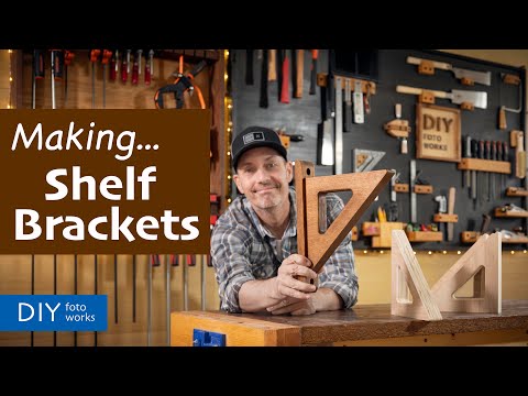 Staffe per mensole in legno fai da te 4K