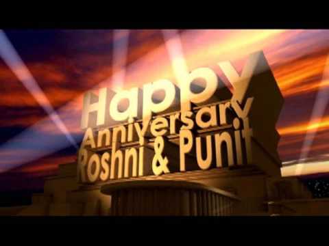 Happy Anniversary Roshni & Punit